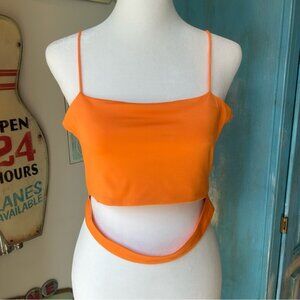 SHEIN Orange Crop Top